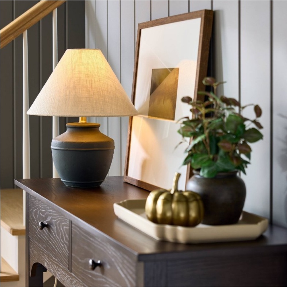 Ceramic Lamp Base Black - Threshold™ designed with Studio McGee